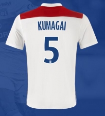 18-19 Olympique Lyonnais KUMAGAI 5 Home Soccer Jersey Shirt