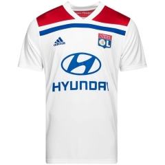 18-19 Olympique Lyonnais Home Soccer Jersey Shirt