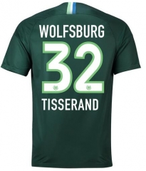 18-19 VfL Wolfsburg TISSERAND 32 Home Soccer Jersey Shirt