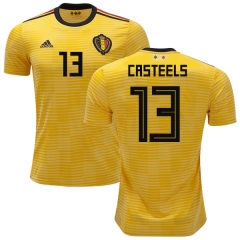 Belgium 2018 World Cup Away KOEN CASTEELS 13 Soccer Jersey Shirt
