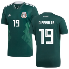 Mexico 2018 World Cup Home ORIBE PERALTA 19 Soccer Jersey Shirt