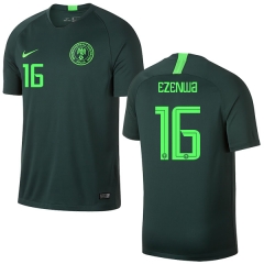 Nigeria Fifa World Cup 2018 Away Ikechukwu Ezenwa 16 Soccer Jersey Shirt