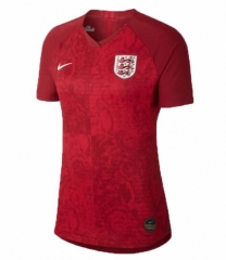Women England 2019 FIFA World Cup Away Soccer Jersey Shirt