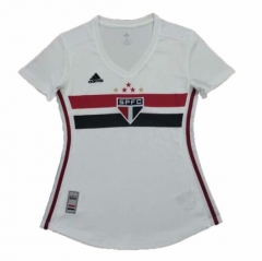 Women 19-20 Sao Paulo FC Home Soccer Jersey Shirt