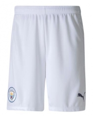 20-21 Manchester City Home Soccer Shorts