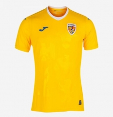 2021 Euro Romania Home Soccer Jersey Shirt