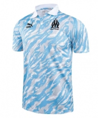 21-22 Marseilles Blue Polo Shirt