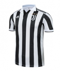 21-22 Juventus Black White Polo Shirt