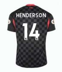 Jordan Henderson 14 Liverpool 20-21 Third Soccer Jersey Shirt