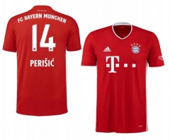 Ivan Perišić 14 Bayern Munich 20-21 Home Soccer Jersey Shirt