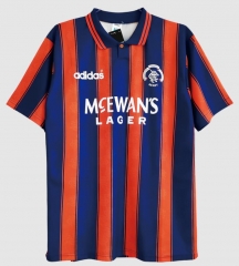Retro 93/94 Glasgow Rangers Away Soccer Jersey Shirt