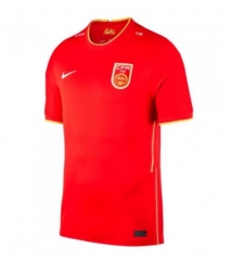 Player Version 2021 China Red Home Soccer Jersey Shirt