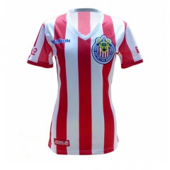 Women Deportivo Guadalajara 07-08 Home Commemorative Soccer Jersey Shirt