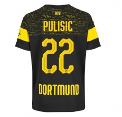 18-19 Borussia Dortmund Pulisic 22 Away Soccer Jersey Shirt