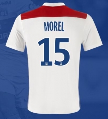 18-19 Olympique Lyonnais MOREL 15 Home Soccer Jersey Shirt