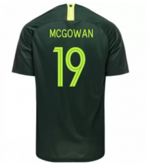 Australia 2018 FIFA World Cup Away Ryan McGowan Soccer Jersey Shirt