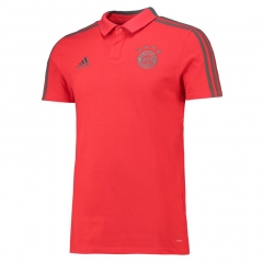 Bayern Munich 2018 Red/Grey Polo Shirt