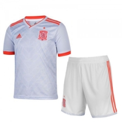 Spain 2018 World Cup Away Soccer Kits (Shirt+Shorts)