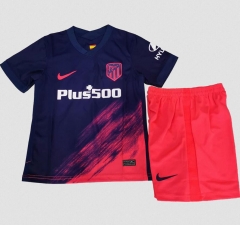 Children 21-22 Atletico Madrid Away Soccer Kits