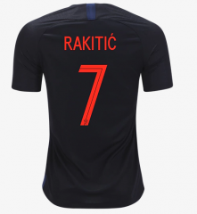 Croatia 2018 World Cup Away Ivan Rakitic Soccer Jersey Shirt