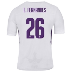 18-19 Fiorentina FERNANDES 26 Away Soccer Jersey Shirt