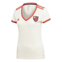 Women 18-19 CR Flamengo Away Soccer Jersey Shirt