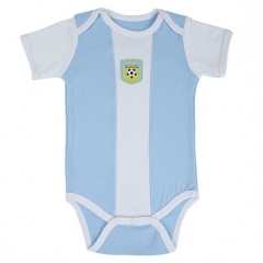 Argentina 2018 World Cup Home Infant Shirt Soccer Baby Suit Rompers Outfits