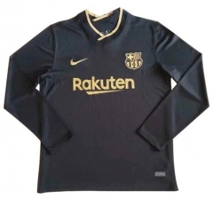 Long Sleeve 20-21 Barcelona Away Soccer Jersey Shirt