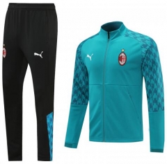 20-21 AC Milan Cyan Training Jacket and Pants