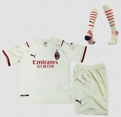 Children 21-22 AC Milan Away Soccer Full Kit