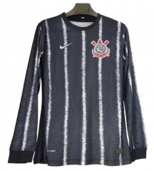 Player Version Long Sleeve 21-22 SC Corinthians Away Soccer Jersey Shirt