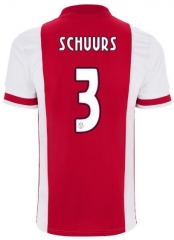 Perr Schuurs 3 Ajax 20-21 Home Soccer Jersey Shirt