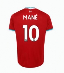 Sadio Mané 10 Liverpool 20-21 Home Soccer Jersey Shirt