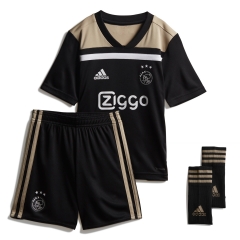 18-19 Ajax Away Children Soccer Jersey Kit Shirt + Shorts + Socks