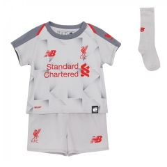 18-19 Liverpool Third Children Soccer Whole Kit Shirt + Shorts + Socks