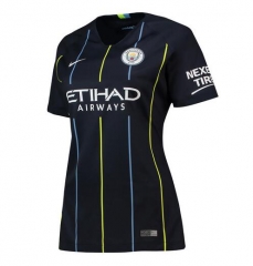 Women 18-19 Manchester City Away Soccer Jersey Shirt