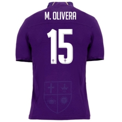 18-19 Fiorentina OLIVERA 15 Home Soccer Jersey Shirt
