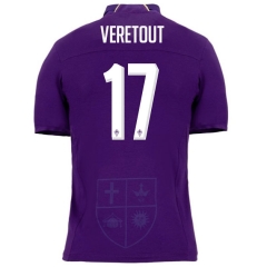 18-19 Fiorentina VERETOUT 17 Home Soccer Jersey Shirt