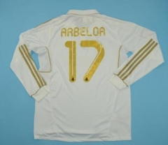 Real Madrid 2012 Home Retro ARBELOA #17 Shirt Long Sleeve Soccer Jersey