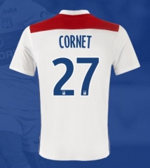 18-19 Olympique Lyonnais CORNET 27 Home Soccer Jersey Shirt