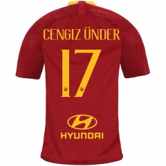 18-19 AS Roma CENGIZ UNDER 17 Home Soccer Jersey Shirt