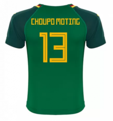 Cameroon 2018 World Cup Home Choupo Moting Soccer Jersey Shirt
