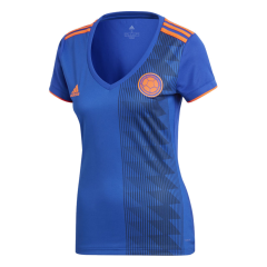 Women Colombia 2018 World Cup Away Soccer Jersey Shirt