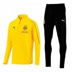 18-19 Borussia Dortmund Yellow Training Suit (Zipper Shirt+Trouser)