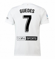 18-19 Valencia GUEDES 7 Home Soccer Jersey Shirt