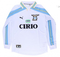Retro Long Sleeve 99-00 Lazio Away Soccer Jersey Shirt