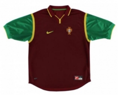 Retro 1999 Portugal Home Soccer Jersey Shirt