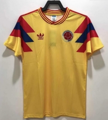 Retro 1990 Colombia Home Soccer Jersey Shirt