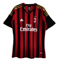 Retro 2013-14 AC Milan Home Soccer Jersey Shirt