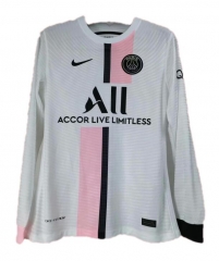 Player Version Long Sleeve 21-22 PSG Away Soccer Jersey Shirt